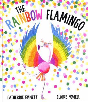 Hardcover Rainbow Flamingo Book