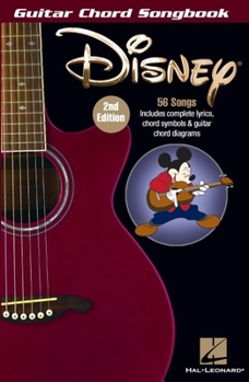 Paperback Disney - Guitar Chord Songbook Book