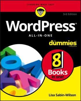 Paperback Wordpress All-In-One for Dummies Book