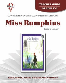 Paperback Miss Rumphius - Teacher Guide by Novel Units Book