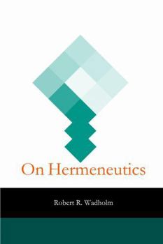 Paperback On Hermeneutics Book