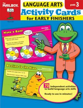 Paperback Activity Cards for Early Finishers: Language Arts (Gr. 3) Book