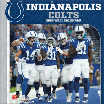 Calendar Indianapolis Colts 2026 12x12 Team Wall Calendar Book