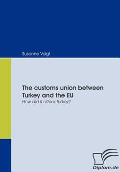 Paperback The customs union between Turkey and the EU: How did it affect Turkey? Book