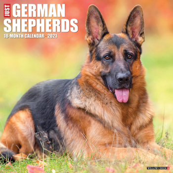 Calendar Just German Shepherds 2021 Wall Calendar (Dog Breed Calendar) Book