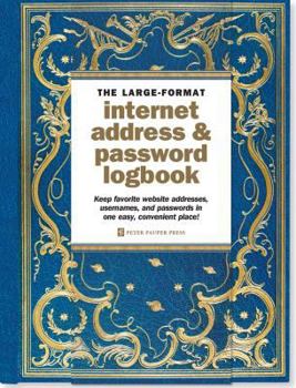 Celestial Large-Format Internet Address & Password Logbook