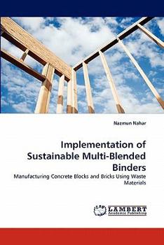 Paperback Implementation of Sustainable Multi-Blended Binders Book