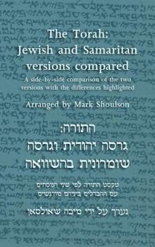 Hardcover The Torah: Jewish and Samaritan versions compared Book