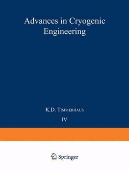 Paperback Advances in Cryogenic Engineering: Proceedings of the 1958 Cryogenic Engineering Conference Book