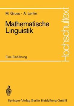 Paperback Mathematische Linguistik: Eine Einführung [German] Book