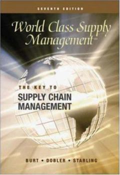 Hardcover World Class Supply Management: The Key to Supply Chain Management with Student CD (Cases) Book