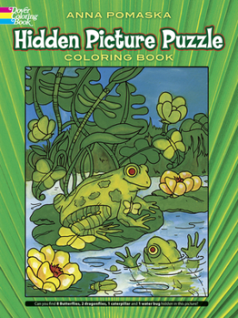 Paperback Hidden Picture Puzzle Coloring Book