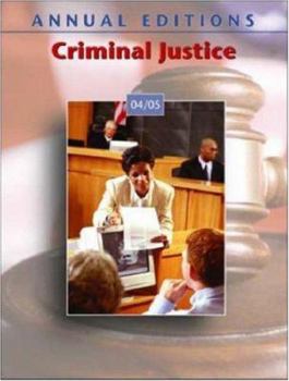 Paperback Annual Editions: Criminal Justice 04/05 Book
