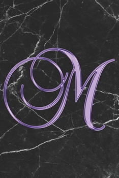 Paperback M Journal: A Monogram M Initial Capital Letter Notebook For Writing And Notes: Great Personalized Gift For All First, Middle, Or Book