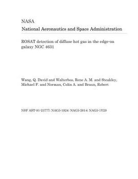 Paperback Rosat Detection of Diffuse Hot Gas in the Edge-On Galaxy Ngc 4631 Book