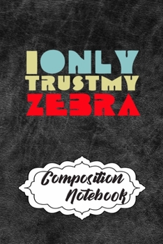 Composition Notebook: 110 Blank Lined Papers - 6x9 Personalized Customized Elephant Composition Notebook Journal Gift For Zebra Lovers