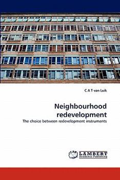 Paperback Neighbourhood redevelopment Book