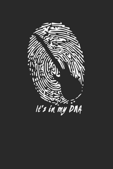Paperback It's in my DNA: Electric Guitar Notebook 6 x 9 Dotted Dot Grid Journal Gift For Guitarists (108 Pages) Book