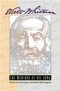 Paperback Walt Whitman: The Measure of His Song Book
