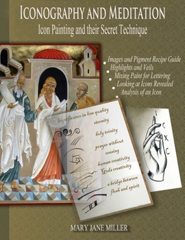 Paperback Iconography and Meditation: Icon Painting and their Secret Technique Book