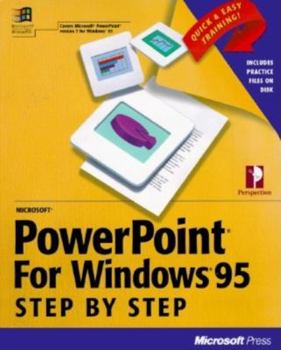 Paperback Microsoft Powerpoint for Windows 95 Step by Step Book