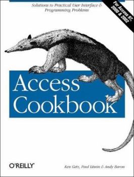 Paperback Access Cookbook [With CDROM] Book