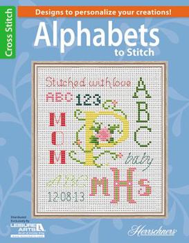 Paperback Alphabets to Stitch Book