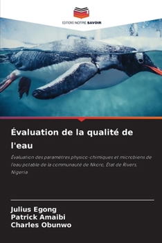 Paperback Évaluation de la qualité de l'eau [French] Book