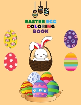 Paperback Easter Egg Coloring Book: Happy Easter Coloring Book for kids, Easter coloring pages, mini easter coloring book