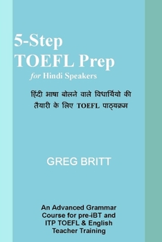 Paperback 5-Step TOEFL Prep for Hindi Speakers Book