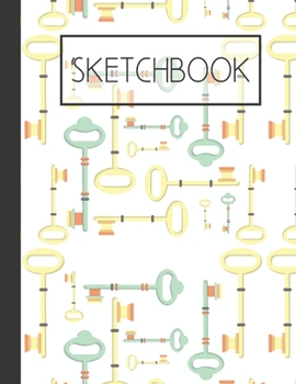 Sketchbook: Key pattern 200 Page Sketchbook: Artist Edition (8.5x11)