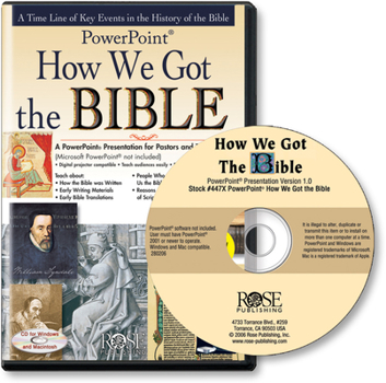 Audio CD How We Got the Bible Book