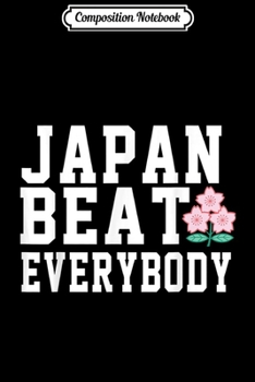 Paperback Composition Notebook: Rugby Japan Beat Everybody Journal/Notebook Blank Lined Ruled 6x9 100 Pages Book