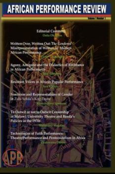 African Performance Review, Vol 1 No 1 2007 (African Performance Review)