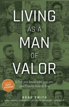 Paperback Living as a Man of Valor Book