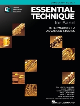 Essential Elements for Band - Conductor Score Book 3 with Online Resources