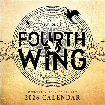 Calendar Fourth Wing Officially Licensed Fan Art 2026 Wall Calendar Book