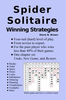 Paperback Spider Solitaire Winning Strategies Book