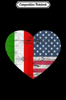 Composition Notebook: Italian Plus Puerto Rican Flag Heritage Gift  Journal/Notebook Blank Lined Ruled 6x9 100 Pages