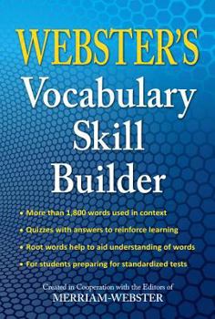 Paperback Webster's Vocabulary Skill Builder Book