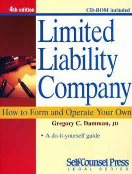 Paperback Limited Liability Company: How to Form and Operate Your Own [With CDROM] Book