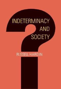 Paperback Indeterminacy and Society Book