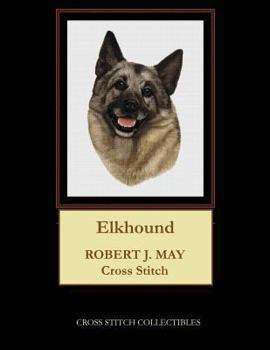 Paperback Elkhound: Robt. J. May Cross Stitch Pattern [Large Print] Book