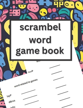 Paperback scramble word: game book Cracking the Enigma of Word Games Book