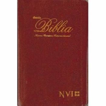 NVI Spanish Slimline Bible with Concordance - Burgundy Imitation Leather