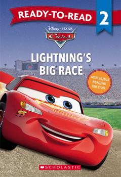 Hardcover Cars: Lightning's Big Race - Ready-to-Read Level 2 (Disney Pixar) Book