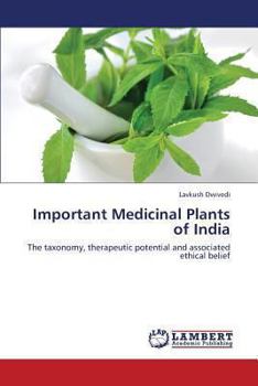 Paperback Important Medicinal Plants of India Book