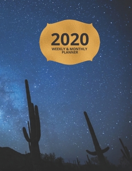 Paperback 2020 Weekly & Monthly Planner: Planner And Journal Organizer 2020 - Planner Calendar 2020 Book
