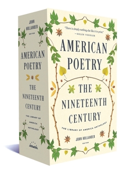 Hardcover American Poetry: The Nineteenth Century: A Library of America Boxed Set Book