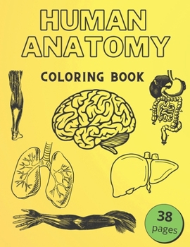 Paperback Human Anatomy Coloring Book: Informative Guide To The Human Body (internal organs the nervous system, reproductive systems and limbs) For Kids Book